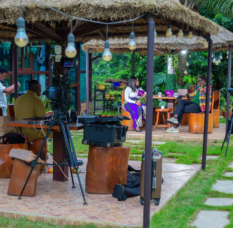 Multi-Camera Outdoor Production Rig Under Gazebos